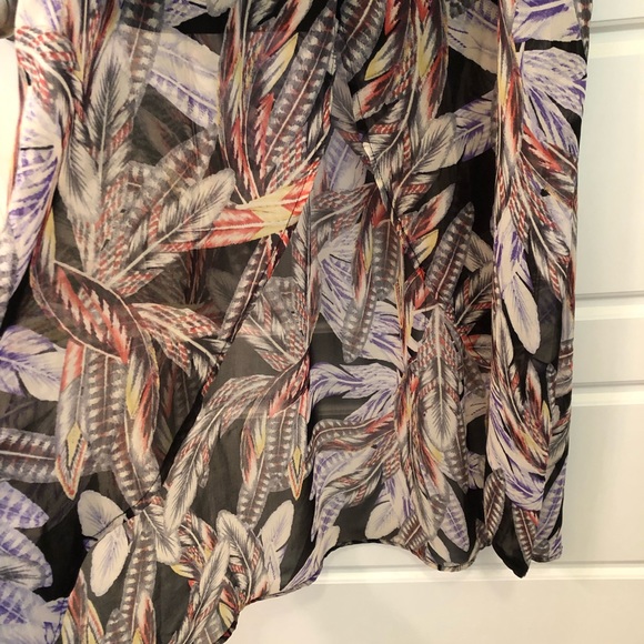 High -Lo Floral Dress Size M - Picture 3 of 4